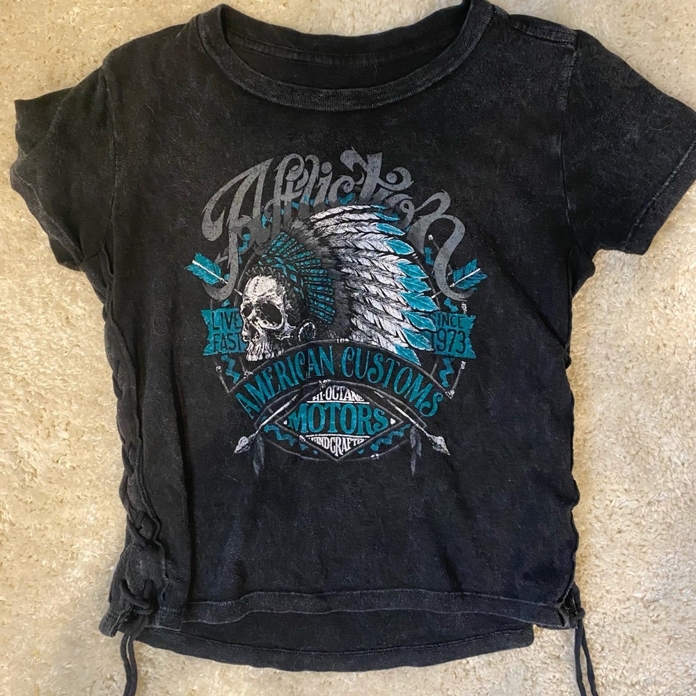 Affliction Crop Top